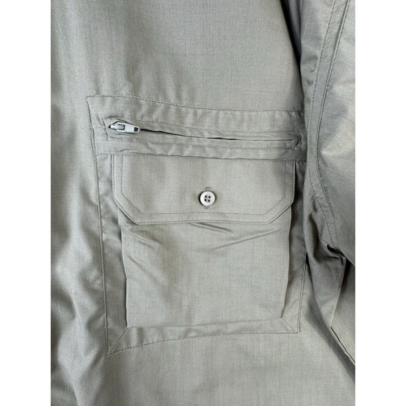 Men’s Scandia Woods Shirt Army Green Size 3X Work Utility Uniform Basic Pockets - Picture 4 of 9